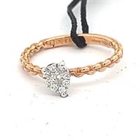Anillo Recarlo Mujer in Oro Diamante 0.14 Ct X3 106/15BR - X3 106/15BR